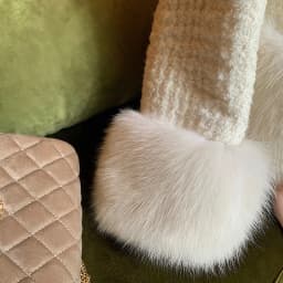 Autumn Winter Women's White Imitation Fox Fur Single Breasted Short Jacket New High-Quality Cotton/Non Cotton Wool Coats
