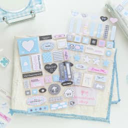 2sheets Kawaii Ins Love Bow Die Cutting Stickers Creative Decoration DIY Diary Album Scrapbook Aesthetics Stationery Stickers