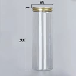 Transparent Sealing Jar With Aluminium Screw Lids Kitchen Organizer Storage Seal Tanks For Grain Tea Candy Cookie Jars