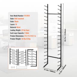 SucceBuy Blueprint Storage Rack Slots for Construction Plan Map Poster Architectural Blueprint File Holder for School Office