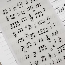 Korean Import Suatelier Musical Note PVC Stickers Scrapbooking Diy Journal Diary Cute School Stationery Sticker School Gift
