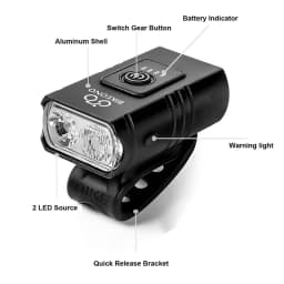 Front Rear Bicycle Light T6 LED Front MTB Mountain Bicycle Lamp Front And Back Bike Headlight Flashlight Cycling Scooter tail
