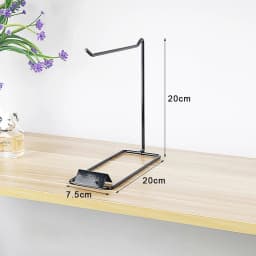 [C]Iron Bracket Jewelry Display Rack Household Desktop Decoration Earrings Necklace Storage Headrope String Organizing Rack