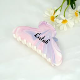 1pc Custom Logo Hair Claw Customizable Name Personalized Clip Custom Hair Claw Bridesmaid Gift Hairclips Hair Accessories