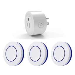 RF433 Wireless Remote Control Outlet US Plug, Smart Remote ON OFF Electrical Socket for Lights Fans TVs, Home RF Remote Switch