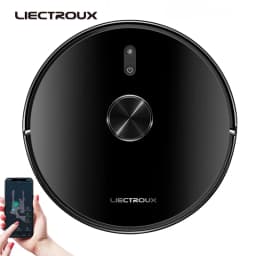 Liectroux X6 LDS Robot Vacuum Cleaner,Laser Lidar Navigation,Wet & Dry Mopping,6500Pa Suction,Multi-Floor Map,Customized Smart H
