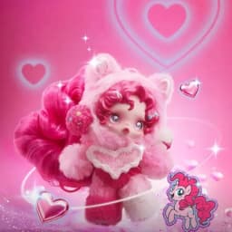 POP MART SKULLPANDA x My Little Pony Series Plush Doll Pendant Genuine Blind Box Mystery Box Guess Bag Toys Cute Anime Figure
