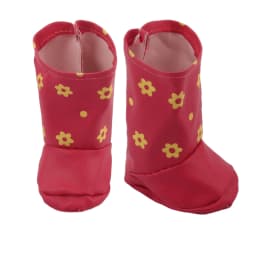 7Cm Doll Boots Pink Leather Cloth Denim Shoes Sneakers Fit 18 Inch American Doll&43cm Baby New Born Doll Girl`s Accessories Toy