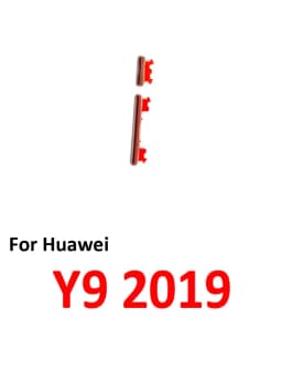 For Huawei Y9 2019 Phone New Power Volume Button On Off Up Down External Key Internal Flex Cable Parts Black Green Blue