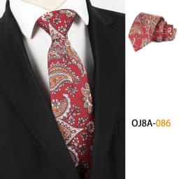 Lurury 8CM Mens Necktie Print Patterns Classic Ties For Man Groom Handfeel Polyester Floral Dot Business Wedding Accessories
