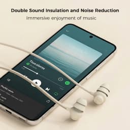 USB Type C Silicone Sleep Wired Earphones In Ear Headphones With Mic In-line Control For iPhone Samsung Noise Reduction Earbuds