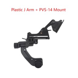 BOOIU Tactical MICH FAST Helmet Mount J Arm For NVG PVS-14 PVS-7 Monocular Night Vision J Arm Mount Adapter Helmet Accessories