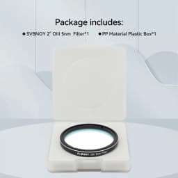 Svbony SV227 2/1.25inch Filter 5nm H-Alpha SII-CCD OIII-CCD Narrow Band for Astronomy Telescope Deep Space Planetary Photography