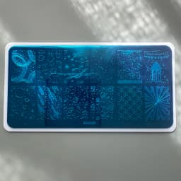 XMQ STAMPING NAIL PLATES FLOWERS LETTERS TEMPLATE