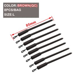 8PCS Carp Fishing Accessories QC PVA Bag Stems Quick Change Long for Carp Hair Rig Tool Carp Coarse Method Feeder Fishing Tackle