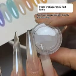 0.1g/Bottlle Moonlight Pearl White Nail Powder Aurora Plating Mirror  Chrome Rubbing Dust Shimmer Nails Art Decorations Powders