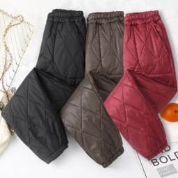 Winter Ultra Light Windproof Pants Quilted Warm Casual Snow Wear pantalones Womens Elastic High Waist Thick Baggy Sweatpant New