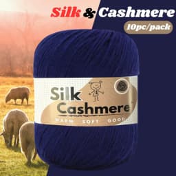 10pcs Silk Cashmere Yarn DK Double Knitting, High Quality, Soft and Warm, for Crochet and Knitting, for Christmas, Halloween, Ea