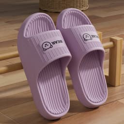 Cute Bear Summer Slippers Women Men Soft EVA Thick Platform Slides Non-Slip Quick-Drying Bathroom Shower Shoes Indoor Home Mule