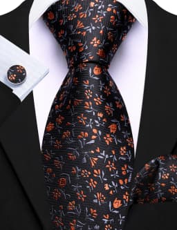 Elegant Spring Style Flower Men Tie Set Casual Wedding Business Necktie Hanky Cufflinks 3PCS Suit Accessories Mint Green Pink