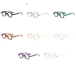 JNPCXI New Arrival Retro Round Punk Glasses for Men Clear Lens Fashion Glasses Frame Women Vintage Hexagon Decoration Male