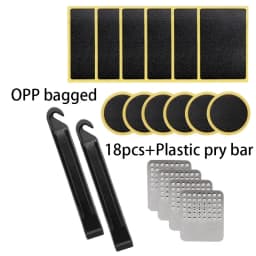 50/30/20/10PCS Bicycle Glue-free Tire Patches Tool Quick Repairing Tyre Protection Patch Adhesive Quick Drying Bike Accessories