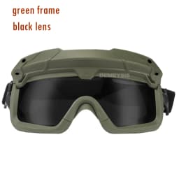 Tactical Glasses 2 Modes Airsoft Goggles Riding Eye Protection for Hiking Paintball Hunting Shooting Eyewear for FAST Helmets