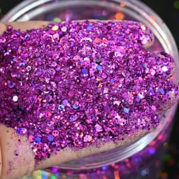 50g Holographic Mixed Hexagon Shape Chunky Irediscent Nail Art Glitter Flakes Laser Sparkly Sequins Slices Nail Art Decoration