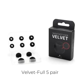 ELOIT/DIVINUS Velvet Silicone Earphones Ear Tips for Nozzle Size 3-5mm, Soft Deeply Eartips For IEMs Earbuds AFUL Performer 5/8