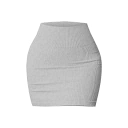 Women Seamless Solid Color Hip Wrap Skirt Tummy Control Anti Chafing Yoga Skirt Slim Fit Casual Butt Lift Fashion Mini Skirt
