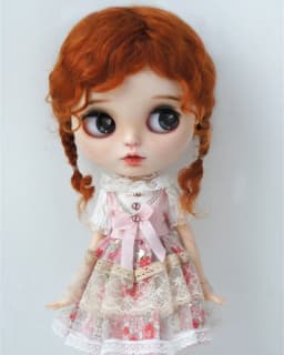 Fjusuns JD644 9-10inch 10-11inch Messy Baby Curly Mini Twintail Mohair BJD Wigs QBaby Pullip Blythes& 18"AG Doll Accessories