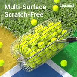 Luspeed Third-Generation Tennis Ball Picker, Retractable Ball Picker, Increased Capacity, Easy to Pick up Balls, Quick to Retrieve Balls