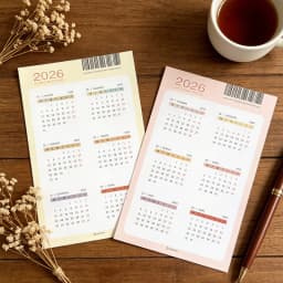 2026 Calendar Sticker Notebook Index Sticker Multifunctional Stationery Supplies Ledger Stickers 2026 Calendar Card