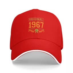 55 years old 55th Birthday Anniversary Best Limited 1967 Baseball Cap Hat Man Luxury New In Hat fishing hat Caps Women Men's
