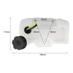 1Pcs Plastic Fuel Tank For 1E34F Oil Tank Fuel Tank With Cap Brush Cutters And Trimmers Parts Garden Tools Accessories