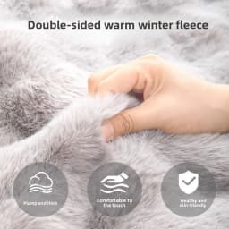 Large Plush Dog Bed Sofa Thickened Super Soft Polyester Pet Mat Dog Crate Mat Bed For Small Medium Large Dog Bed