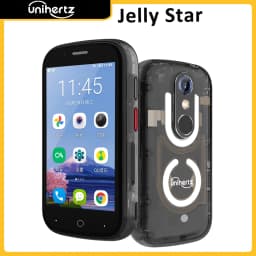 Unihertz Jelly Star Mini Smartphone Android 13 8GB 256GB Led Light Unlocked Transparent Backshell Cellphones 48MP Portable Phone