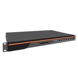 Topton 1U Rack Firewall Server Mini PC Intel I7 13620H I5 12450H 4x 2x 10G SFP 6x2.5G Nics 2xNVMe Enterprise Network Workstation
