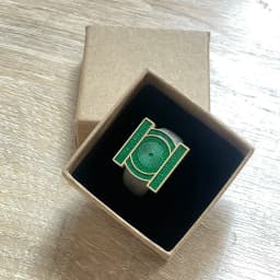 Hot Luminescent Effect Green Lantern Ring Cosplay High Quality Metal Ring For Men Metal Finger Jewelry Accessories