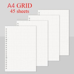 A4 Ring Binder Soft PU Leather Cover 30 Holes A4 File Folder