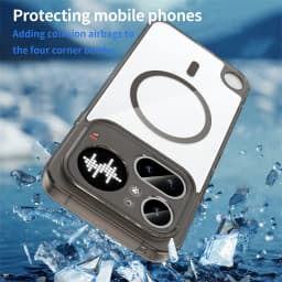 Flexible Wireless Charging Magnetic Case For Nothing Phone 4A Pro Cover Transparent Shell Fundas Coque