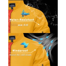 MAGCOMSEN Jacket Men Warm Zip Up Winter Padded Coat Casual Baseball Jackets Pilot Windbreaker Varsity Jackets