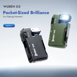 WUBEN Multi-Color Magnetic EDC G5 Flashlight 400 Lumen USB-C Rechargeable Keychain Hands Free for Camping, Car Repair, Home Use