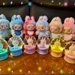 Original Pop Mart The Monsters Labubu V3 Big Into Energy Series Crystal Ball Blind Box Mystery Box Ornaments Girl Birthday Gifts