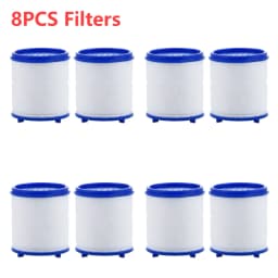 2-40PC Faucet Water Filter Element Remove Chlorine Heavy Metals Filtered Showers Head Bath Filtration Purifier Soften Hard Water