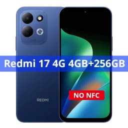 Xiaomi Redmi 17 Global Version 4G Smarphone 6.9''Display MediaTek Helio G91-Ultra 7500mAh 45W Turbo Charging 50MP AI Dual Camera