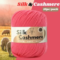 10pcs Silk Cashmere Yarn DK Double Knitting, High Quality, Soft and Warm, for Crochet and Knitting, for Christmas, Halloween, Ea