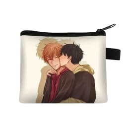 Japanese Anime Yaoi Bl Given Yaoi Given Manga Pattern Coin Purse Women Fashion Mini Handbags Casual Beauty Lipstick Bag Gift