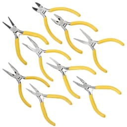 1PCS Mini Diagonal Pliers Insulated Plier For Jewelry Making Handcraft Beading Tool Round Bent Needle Nose Cutter Wholesale