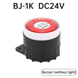 Mini Sound Alarm Siren Horn for Alarm System 12 24V 220V Buzzer High Decibel Sound and Light Alarm Anti-theft Horn Electronic